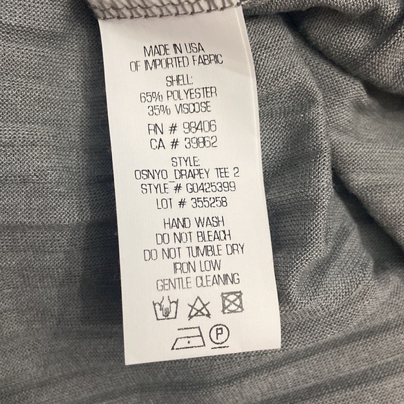 THEORY Drapey Tee Pleated Maxi Skirt New Grey Melange - Picture 8 of 8